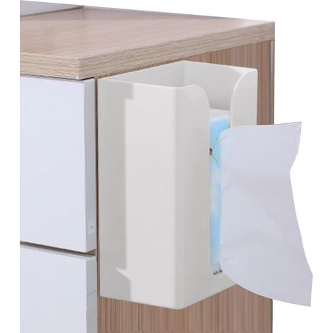 Porte-papier toilette mural, support pour boîte de tissu adhésif porte-papier toilette pour mouchoirs faciaux sans perçage pour salle 18.812.28.2CM (1/5)