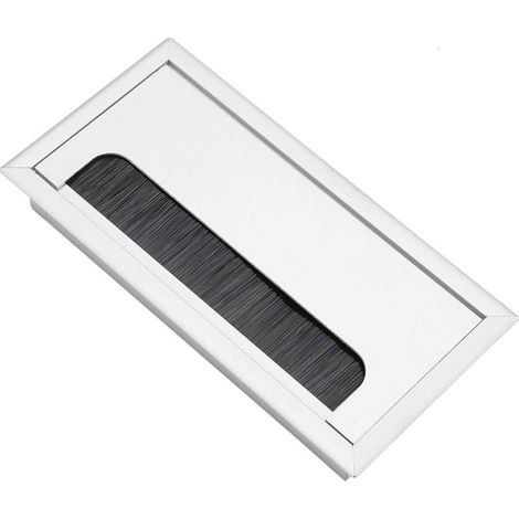 câble Entrée Sortie Brosse Plaque Murale Ordinateur Câble Wire Tidy Outlet Insert Hole Top Cover Medium (1/5)