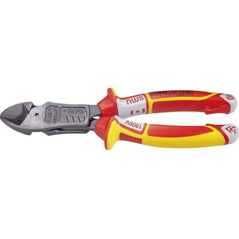 NWS FantasticoPlus 138-69-VDE-180 VDE Tronchese con taglienti laterali tipo forte con sfaccettatura 180 mm