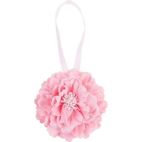 Embrasse rideau fleur pivoine rose – tissu premium, fixation pratique