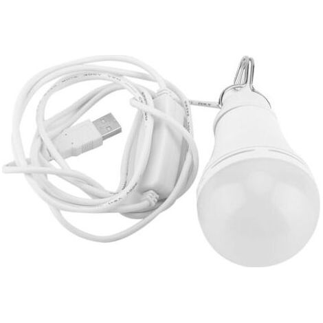 Lampe LED USB 5V, lampe de secours pour le camping, la randonnée, la lecture à la maison (10W) (1/4)