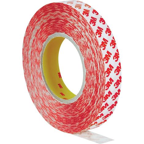 Ruban double face 3M GPT 020F support en polyester avec un adhésif acrylique et liner filmique rouleau de 50mx19mm - 3M FRANCE