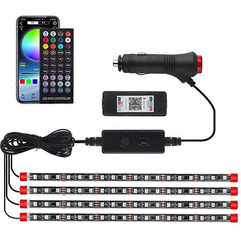 Ambientebeleuchtung fürs Auto: LED-Fußraumbeleuchtung mit drei Steuermodi