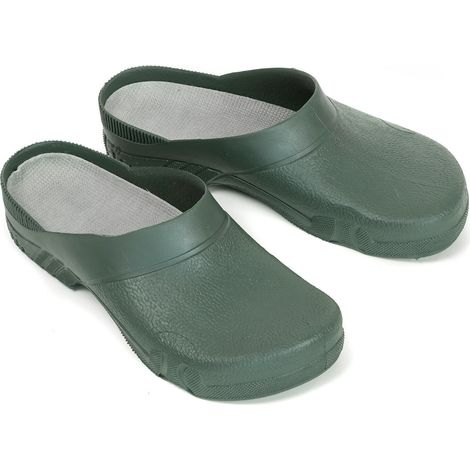 STI Zoccoli da giardinaggio Zoccolo in PVC Sabot colore verde Ciabatte giardino fai da te Taglia 41-42 (1/3)