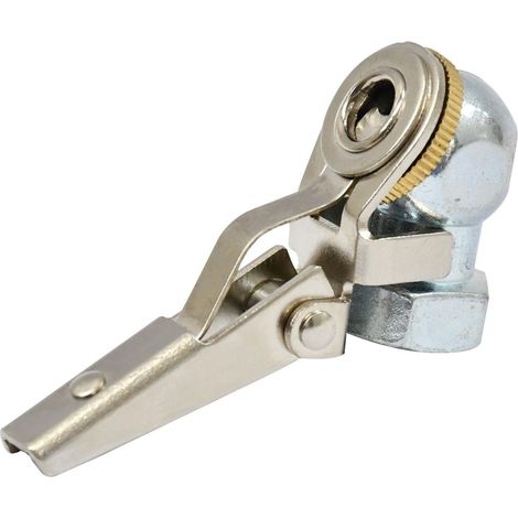 Dapetz ® Tyre Valve Air Hose Chuck Airline Inflator Connector Brass Clip On Car Truck,Suitable for car valves, Motorcycle valves, Bicycle valves and Many Other Devices and Machines. (1/5)