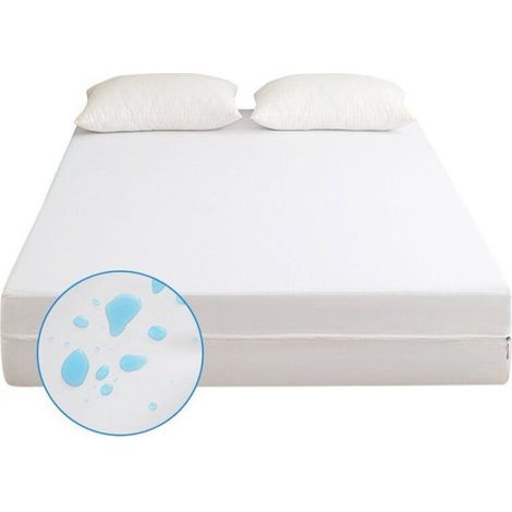 Housse De Matelas - Imperméable - Avec Fermeture Éclair 360° - Pour Lit Double 180x200x30 Cm - 1 Pièce (1/5)