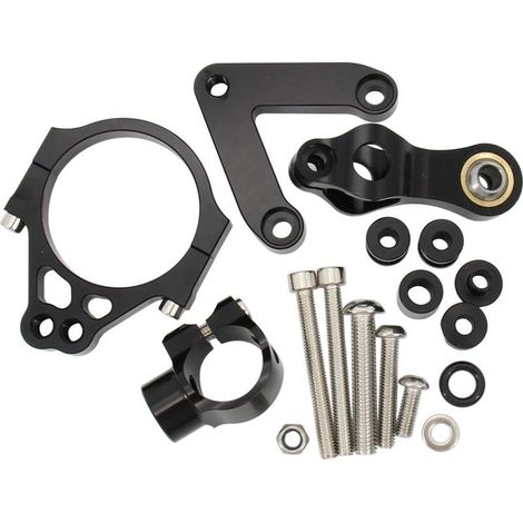 Motorrad-Modifikationsteile: Stoßdämpfender Titan-Lenker, Lenkung, Stabilisator und Lenkstockhalterung für Ducati 848 2008-2010. (1/4)
