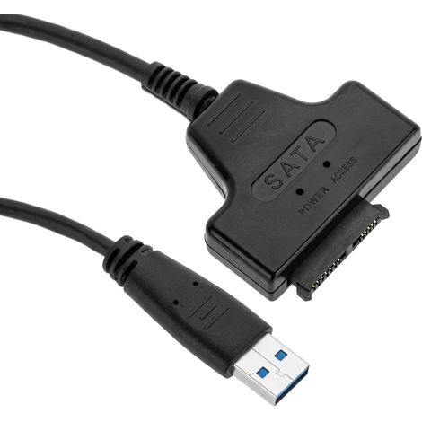BeMatik - Câble SATA vers USB 3.0 (données et alimentation) (1/5)