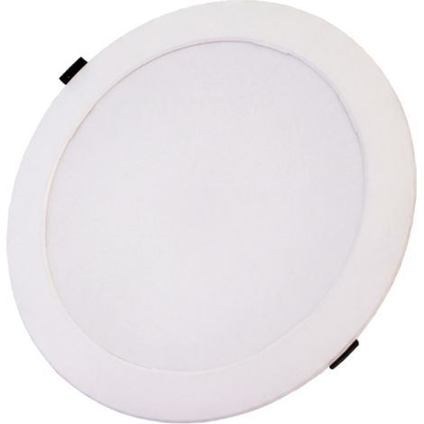 Spot LED Encastrable Extra-Plat D200 18W CCT IP44 Blanc - 110 deg - Switch 3000-4000-6500K