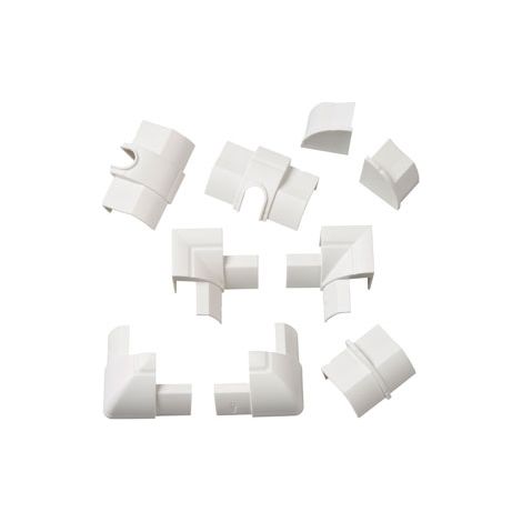 ACCESORIO CANALETA ESQUINERA 22 X 22 MM BLANCO  - RETAP22QSW