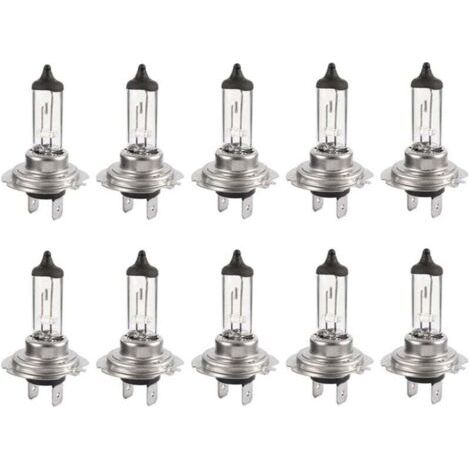 10 Stück 12V H7 55W LED-Halogenlampen, langlebige warmweiße Fern-/Abblendlichtlampen für Autos von TRIMEC (1/5)