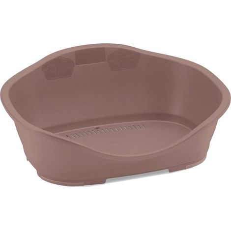 Cuccetta ovale in plastica rigida Linea Sleeper per cani e gatti : 56x42x24 cm