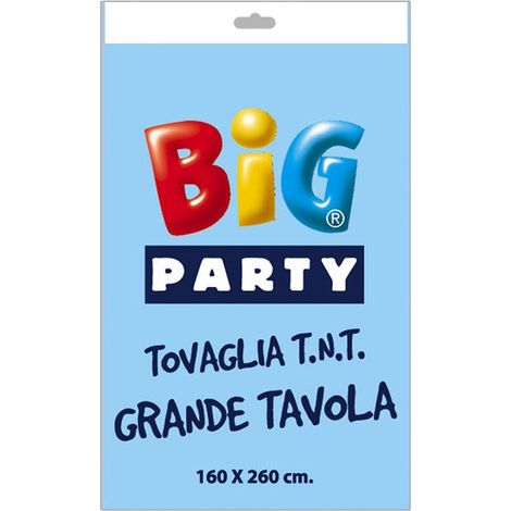 Big Party Tovaglia Tnt  160 x 260 Cm Celeste