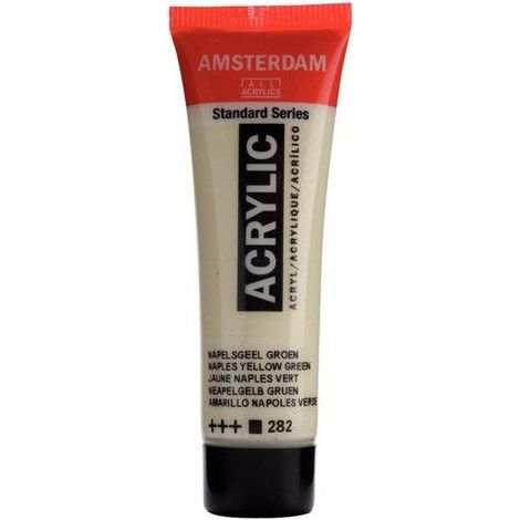 Peinture acrylique - Amsterdam - Standard - 20 Ml - Verde Napoli Giallastro - Résistante à la lumière (1/2)
