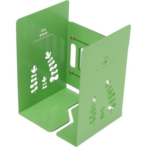 Étagère livre vert taille moyenne 5-9 pouces rétractable haute stabilité robuste métal décoratif (1/5)