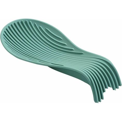 Support de cuillère en silicone, plateau de cuillère, plateau de cuillère en silicone antidérapant épaissi, support de cuillère de cuisine résistant à la chaleur, support de cuillère (1/5)