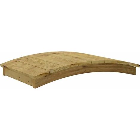 Pont de jardin 110 x 74 cm en pin massif imprégné (1/5)