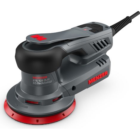 Menzer – Ponceuse excentrique 350W – Moteur EC sans brosses – Plateau Ø 125mm – Course 5mm pour ponçage bois dur – Inclus 6 disques abrasifs (1/5)