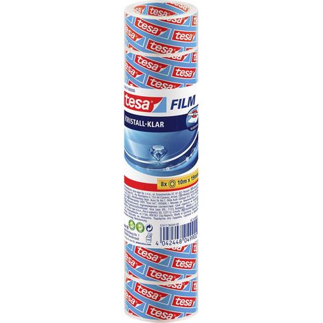 tesa 57417-00000-02 Pellicola adesiva Cristallino Trasparente (L x L) 10 m x 19 mm 8 pz.