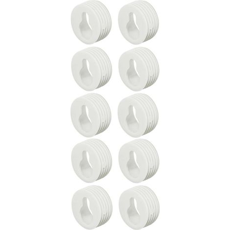 Lot de 10 supports de cadre 20mm – Fixation pour bois à percer – Crochets d'assemblage pour meubles – Charge max 10kg (1/2)