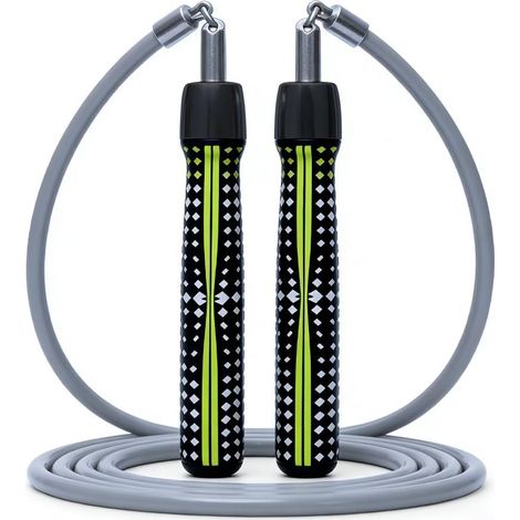 250g Adjustable Weighted Jump Rope with Ball Bearing, Non Slip Handle, Durable Steel Rope Ideal for Men and Women, Fitness, High Intensity (1/5)