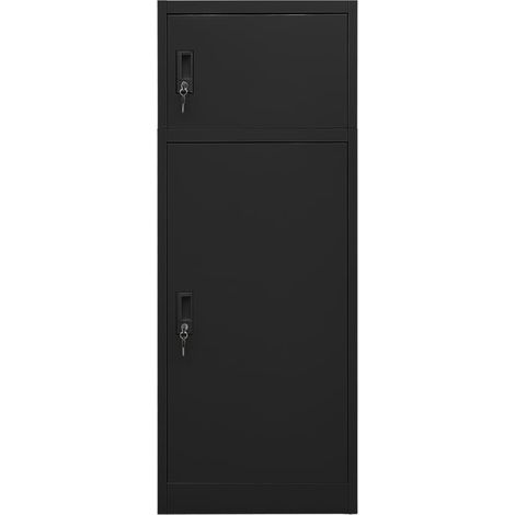 Maison Exclusive - Armario para sillas de montar acero negro 53x5