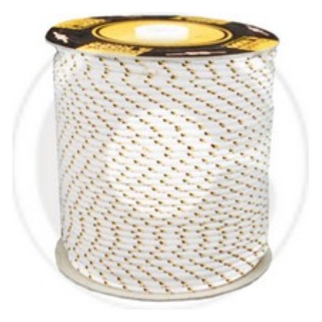 1 mt fune corda cordino treccia in nylon da   8 mm intrecciata nautica edilizia