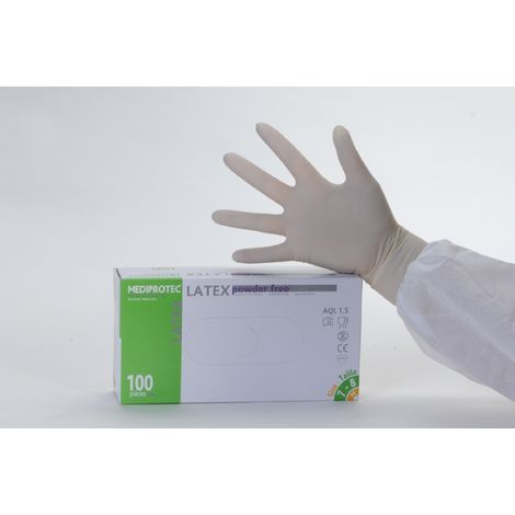 Gants latex non Poudre taille L - Lot de 3 Boîtes de 1000 - Mediprotec Promosac