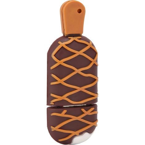 Clé USB en forme de glace pour stockage de données, compatible USB 2.0, ordinateurs de bureau, portables, tablettes, téléviseurs et enceintes (128 Go). (1/5)