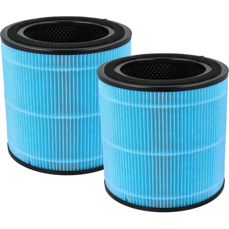 vhbw 2x HEPA Filter H13 Ersatz für Airtok AP0601-RF für Luftreiniger - Ersatz-Filter mit integriertem Aktivkohle-Filter