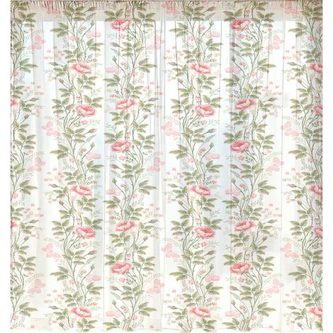 Taille multiple disponible de rideau-Fleurs 7 132x160cm
