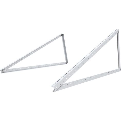 Schwaiger Alu Ständerwerk 2-teilig Bodenmontage für Solarpanele Solarenergie-Zubehör (1/2)