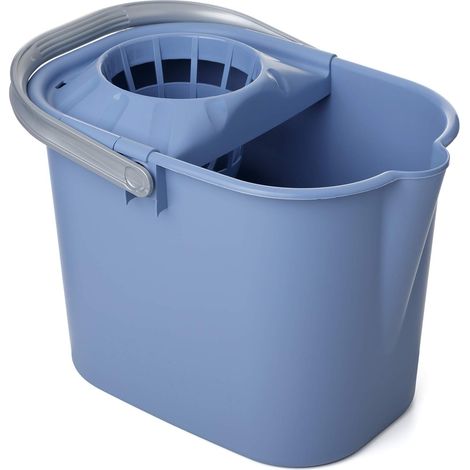 Seau Rectangulaire avec Essoreur Plastique, 37 x 26 x 29 cm (1/4)