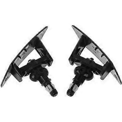 2 Cache-gicleur, Plastique, Noir, Pour lave-phares, Compatible C4 2004-2008 (1/5)