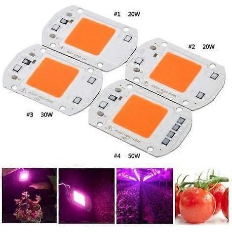 Lampe de culture LED COB à spectre complet 20/30/50 W, 220/110 V (1/5)