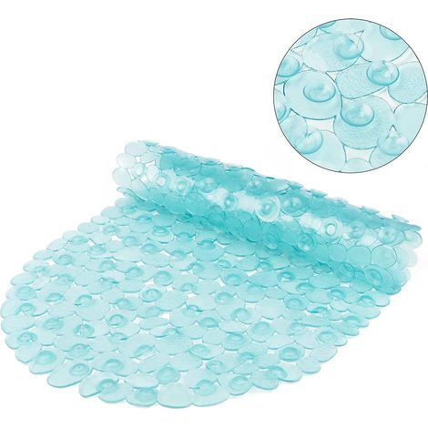 BEBUSINGOTO Rutschfeste Badematte für die Badewanne, 35 cm x 68 cm, Badematte für die Badewanne, die sich gut für müde Füße anfühlt, waschbare, umweltfreundliche Duschmatte (1/5)