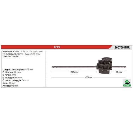 Trasmissione trazione semovenza ORIGINALE OLEOMAC rasaerba G 48 TAL