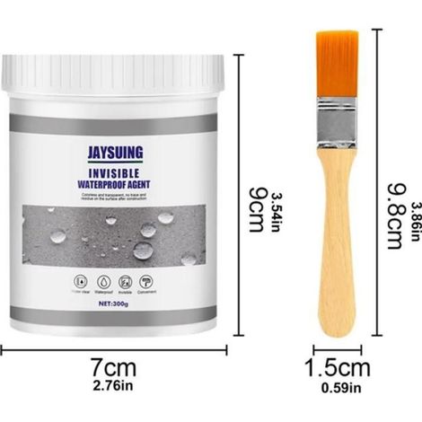 1 Mastic étanchéité transparent 300g, imperméable, réparation murale, salle bain, toit (1/5)