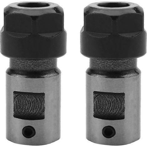 2x mandrin à pince Er11, rallonge d'arbre moteur, porte-outils de tour, diamètre intérieur 8 mm (1/5)