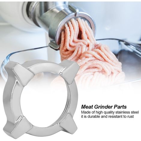 Hachoir à viande domestique en acier inoxydable, pièces de broyeur à viande et noix, accessoires de cuisine (1/4)