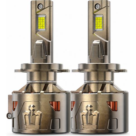 Ampoule LED H7 pour phare de voiture REDSEA, 330 W, finition bronze électroplaquée (1/5)