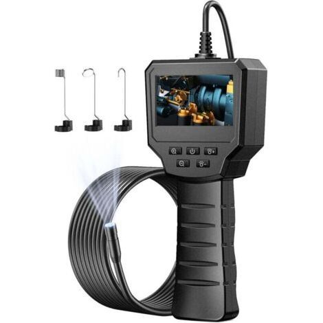 2,4-Zoll-Inspektionskamera (1440p HD) – Wasserdicht (IP67) – 5 m langes, halbstarres Kabel – 6 verstellbare LEDs – 70° Betrachtungswinkel (1/5)