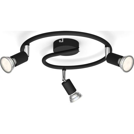 PHILIPS LIMBALI 8720169340749 PLAFONNIER À SPOT LED LED 13.8 W NOIR (1/3)