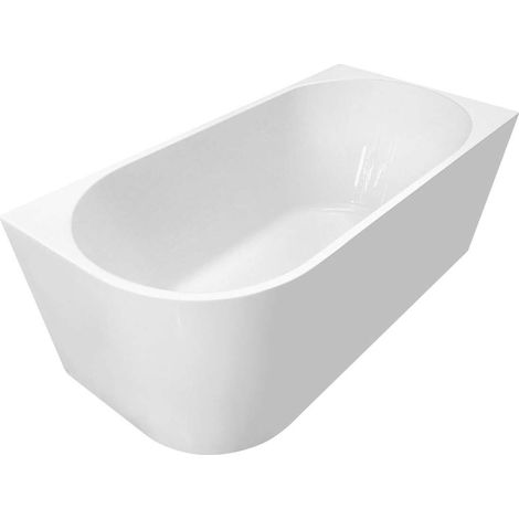 Aqualine Tibera - Vasca da bagno 140x70 cm, destra, bianca E1055 (1/5)