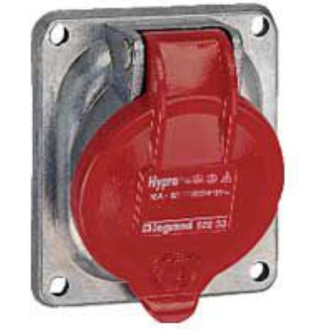 Prise fixe Hypra IP44 63A - 380V à 415V - 3P+T - métal - LEGRAND