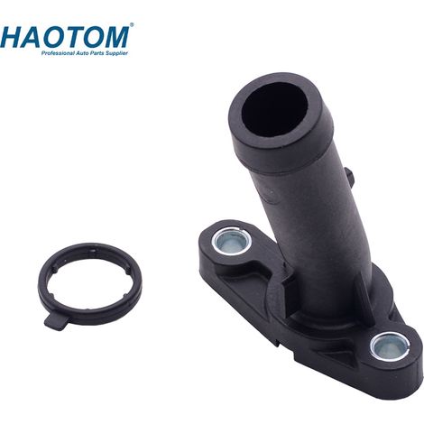 Bride d'entrée de liquide de refroidissement compatible avec Audi Q7 2007-2010 (accessoire de pompe à eau) - Référence : 03H121145A