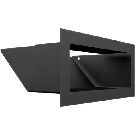 Lüftungsgitter LUFT 9x20 schwarz Slim (1/5)