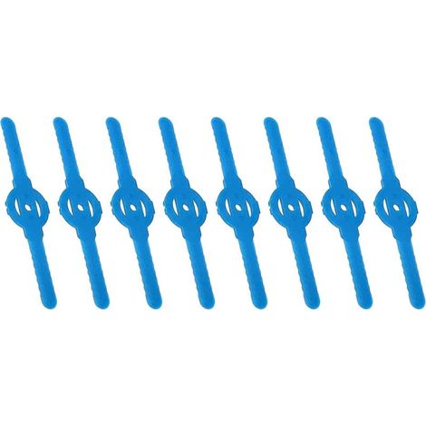 Lames en Plastique De Rechange pour Coupe-Bordures 8 Pcs Coupe-Bordure en Plastique Tondeuse à Gazon en Plastique Lames, Lames De Grass Trimmer Brush Cutter Lames De Grass (1/5)