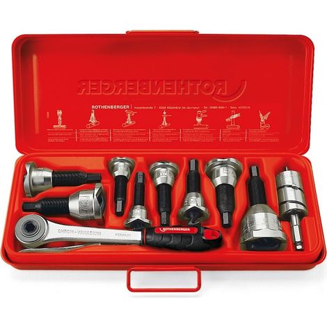 ROTHENBERGER Juego de abocinadores, 1/2-5/8-7/8-1.1/8" - 22124