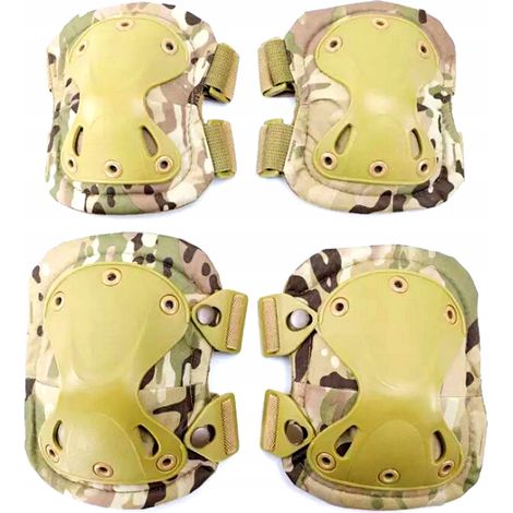 Taktisches Knie- und Ellbogenschoner-Set für militärische Zwecke (1/5)